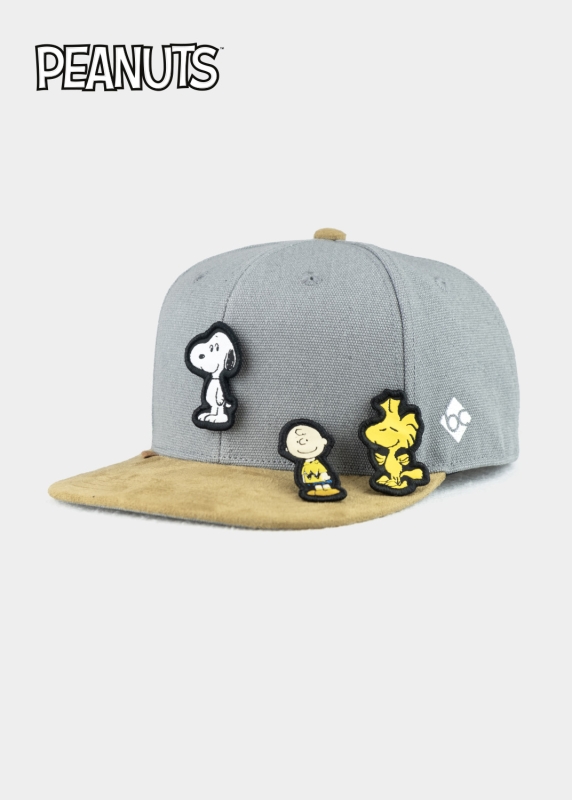 Cap "Peanuts Transformer" - dunkelgrau (Snapback)